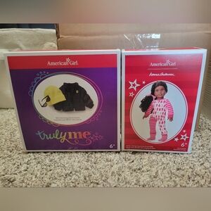 American Girl Doll Hanna Andersson Pajamas And Puffer Coat - New In Box